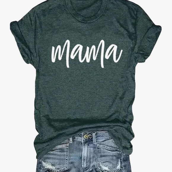 Funny mama graphic print top - Picture 1 of 2